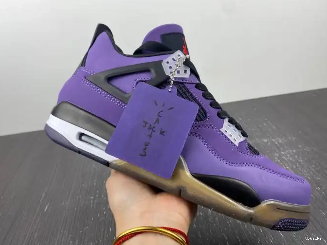 Cheap TB Purple LN4 766296 (Friends Scott Travis and Family) Jordan 4 Retro 0603
